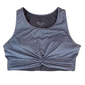 ATHLETA Twist Knot Crop Top XS
